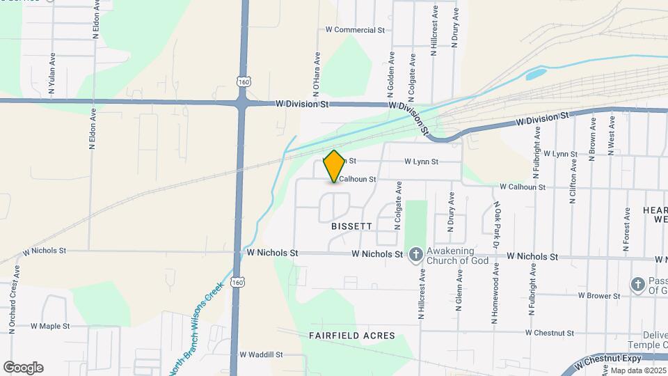 3229 W Bergman St Map and Location Details