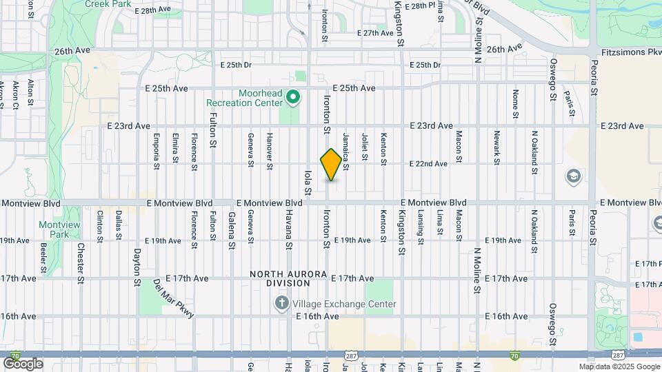 2032 Ironton St Map and Location Details