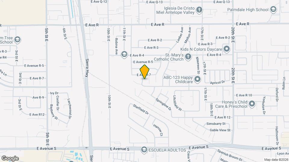 37626 12th St E Map and Location Details