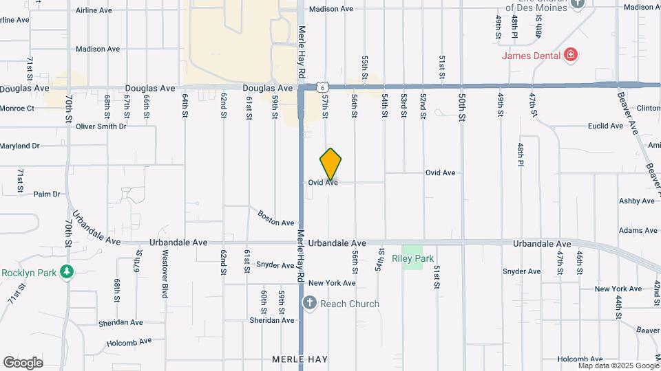 5630 Ovid Ave Map and Location Details