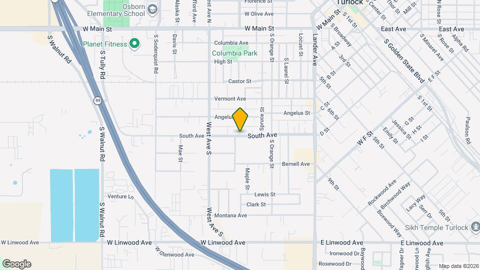 585 South Ave Map and Location Details