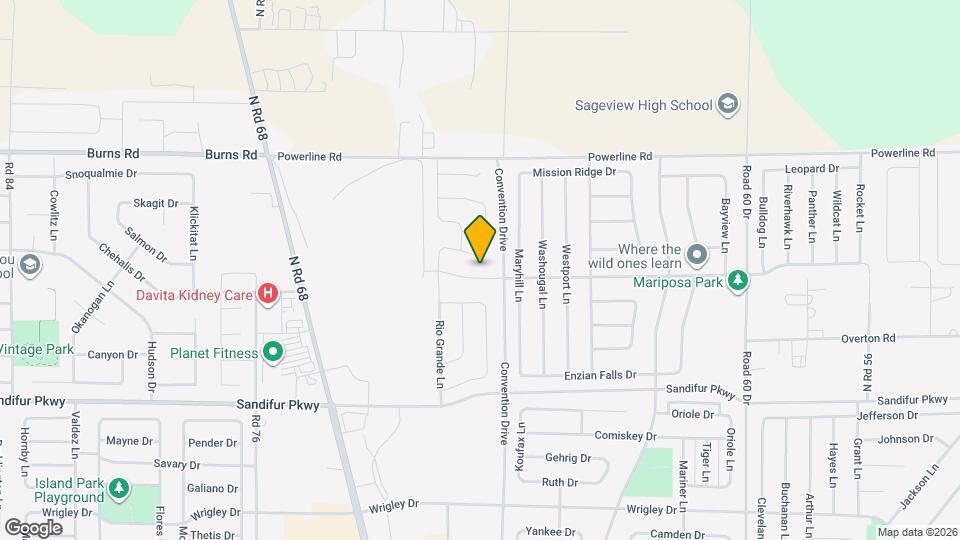 6811 Three Rivers Dr Map and Location Details