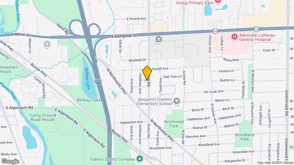 1508 Potter Rd Mapa y Detalles de la Ubicación
