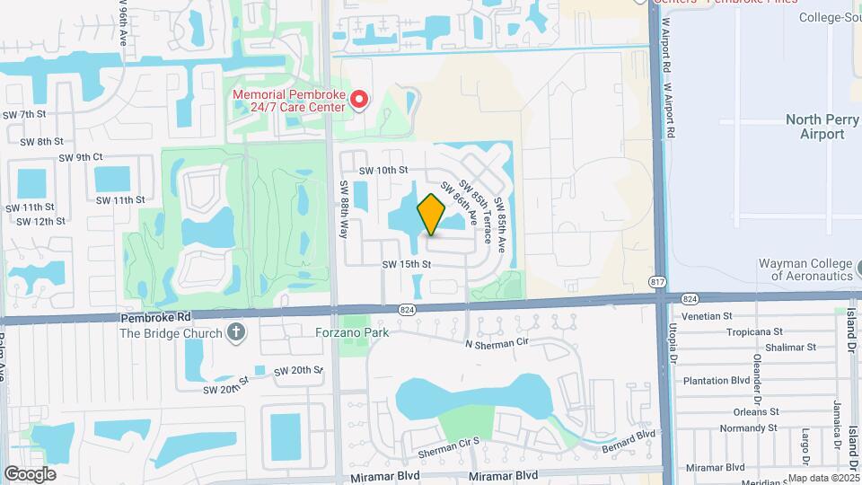 8666 SW 14th St Map and Location Details