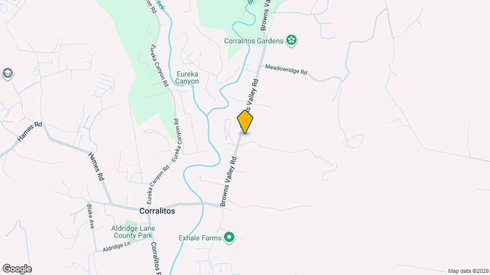 196 Browns Valley Rd Map and Location Details