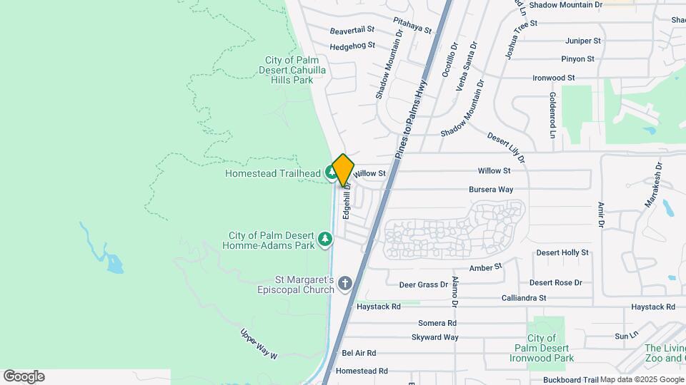 72592 Edgehill Dr Map and Location Details