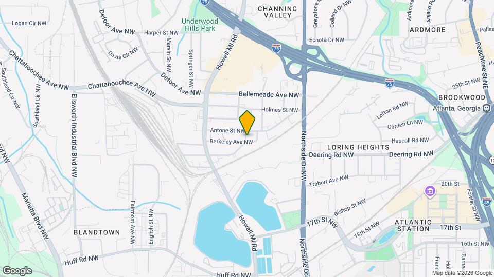 731 Berkeley Ave NW Mapa y Detalles de la Ubicación