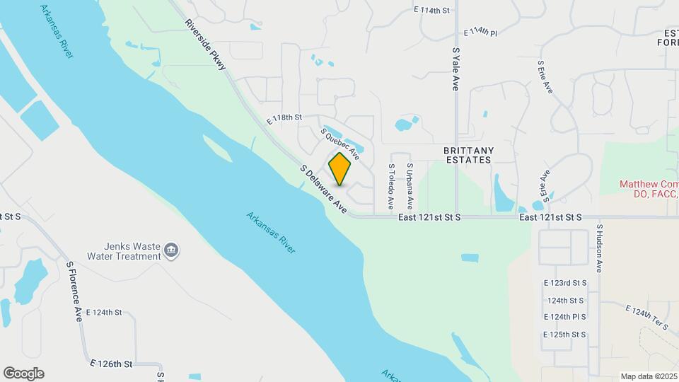 4001 East 120th St S Map and Location Details