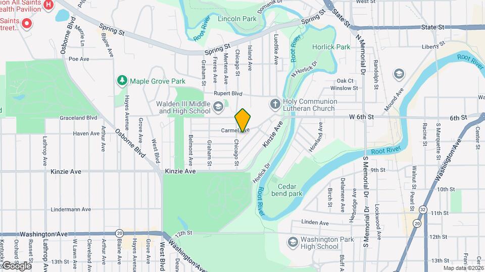 703 Chicago St Map and Location Details