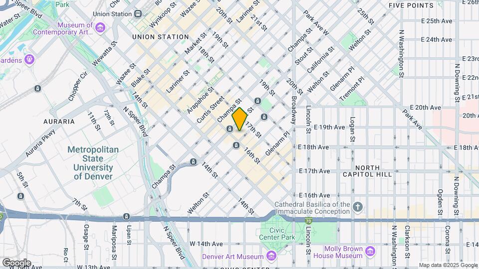 1617 California St Map and Location Details