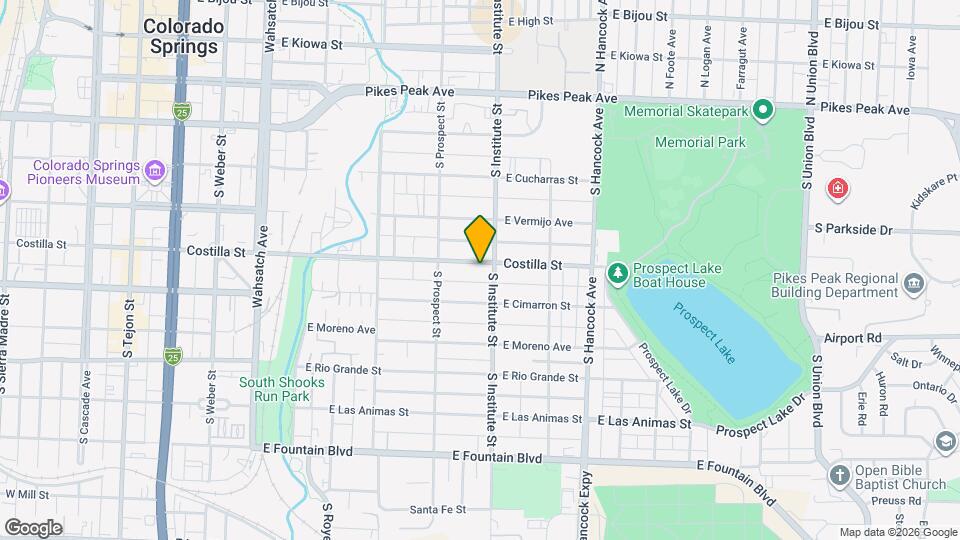 839 Costilla St Map and Location Details