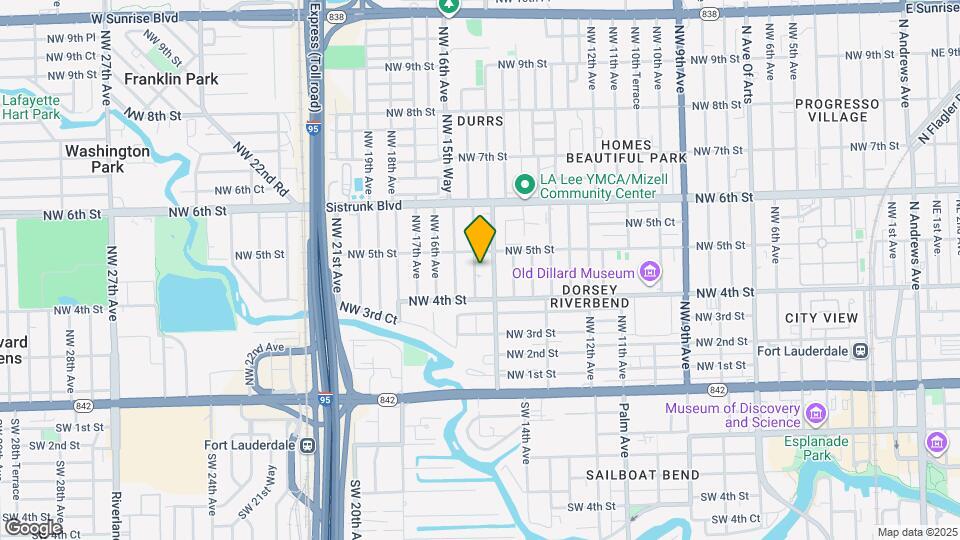 424 NW 15th Terrace Map and Location Details