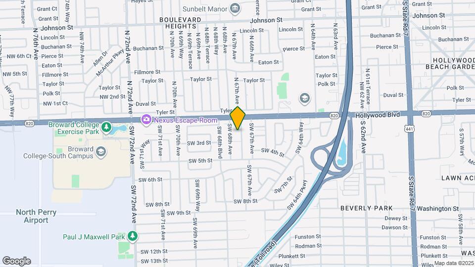 206 SW 67th Terrace Map and Location Details