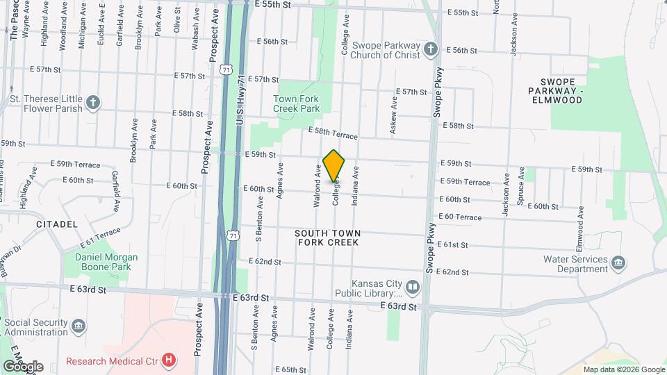 3214 E 60th St Map and Location Details