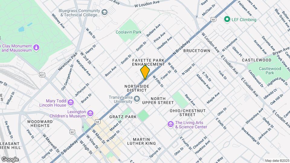 432 N Broadway Map and Location Details