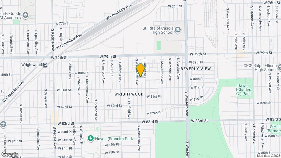8025 S Kolin Ave Map and Location Details