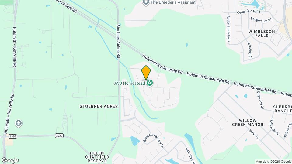 23726 Bluewood Trace Map and Location Details