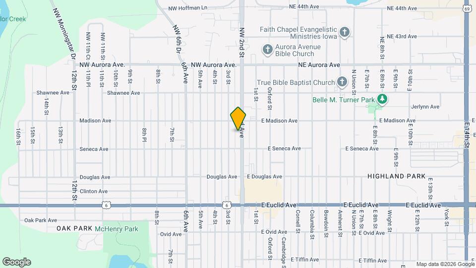 3924 2nd Ave Map and Location Details