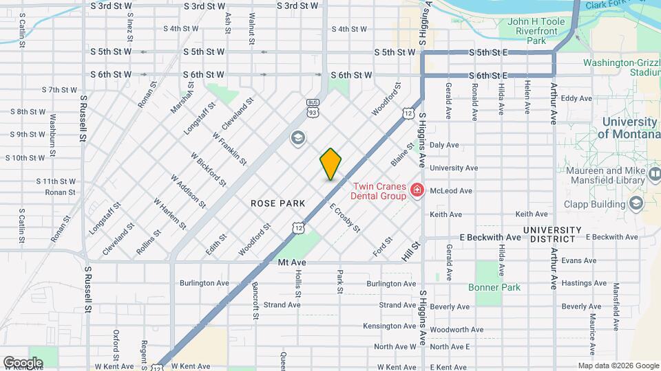 529 Brooks St Map and Location Details