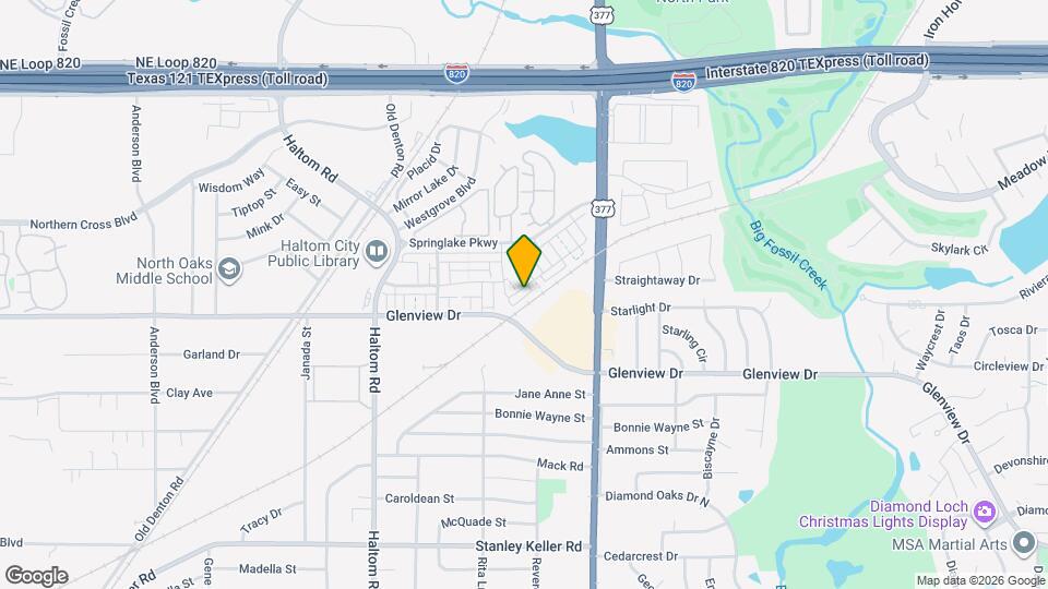 5316 Cornerstone St Map and Location Details