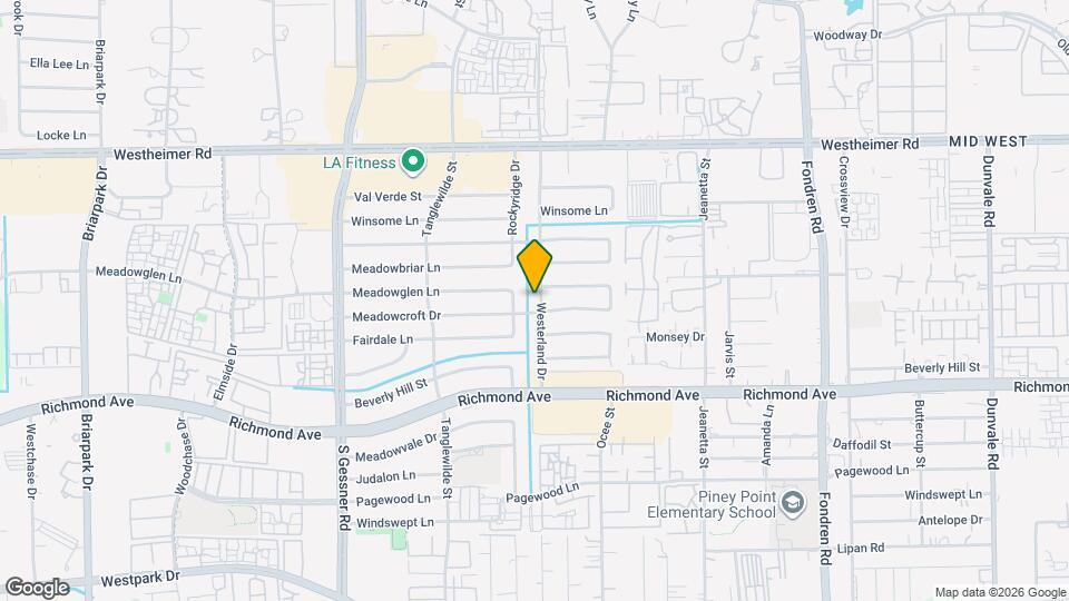 3010 Westerland Dr Map and Location Details