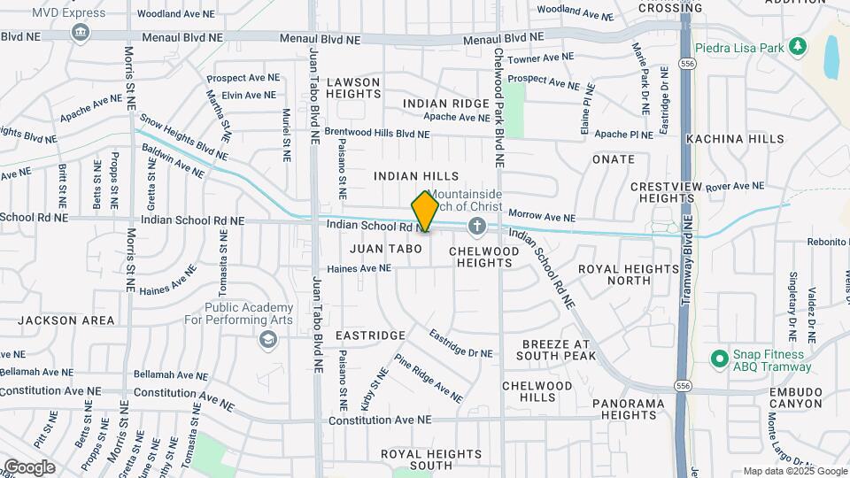 1725 Hiawatha Dr NE Map and Location Details