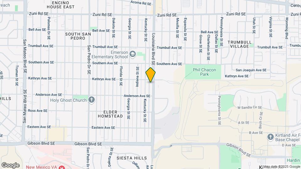 813 Louisiana Blvd SE Mapa y Detalles de la Ubicación