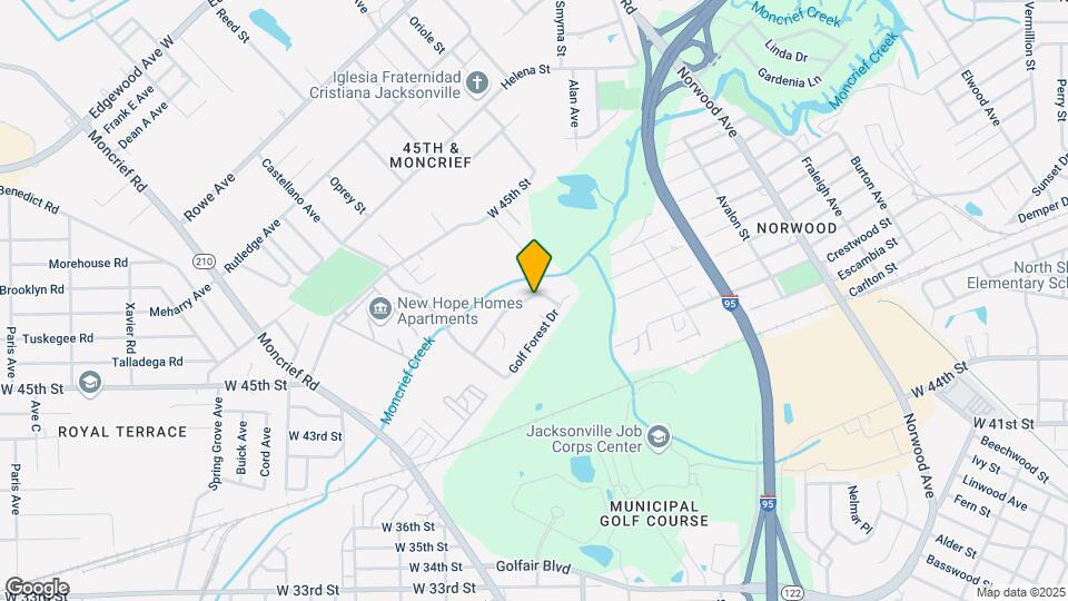 1554 Brook Forest Dr Mapa y Detalles de la Ubicación