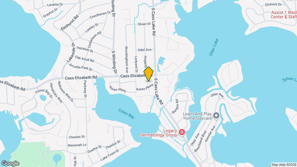 Cass Lake Shore Club Apts Map and Location Details