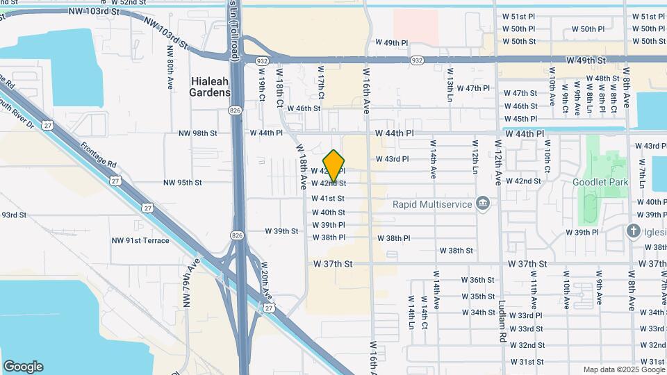 1720 W 42nd St Map and Location Details
