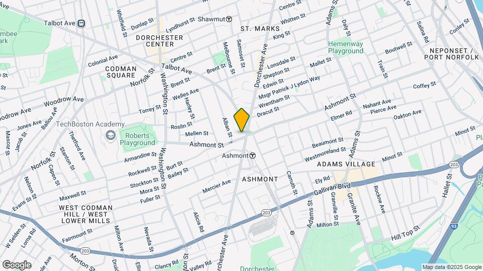 166 Ashmont St Map and Location Details
