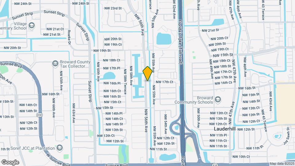 1710 NW 56th Ave, Unit 1710 Map and Location Details