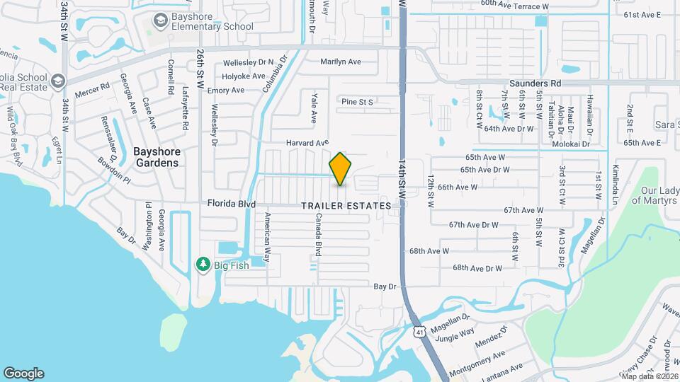 6613 Kansas St Map and Location Details