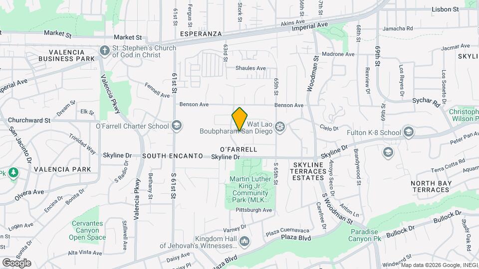 6381 Medio St Map and Location Details