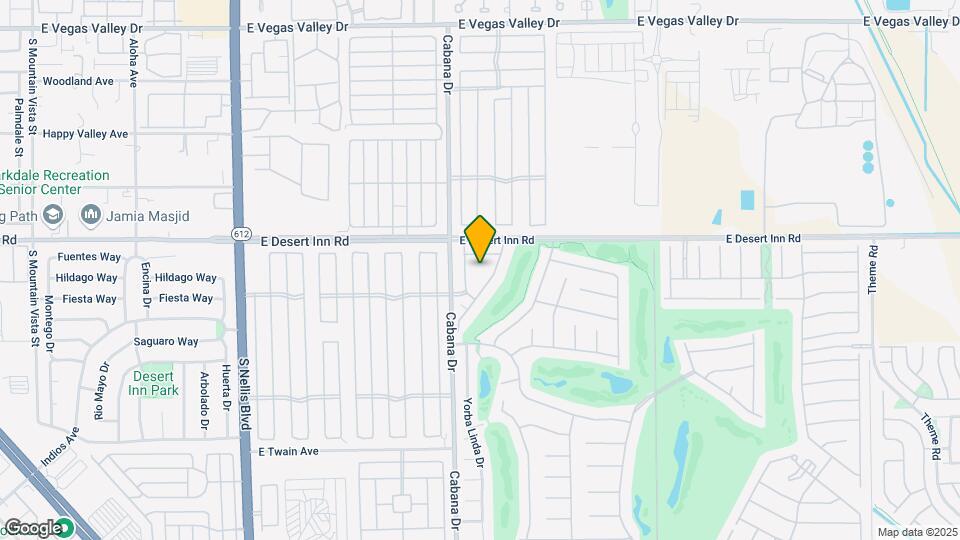 3400 Cabana Dr Map and Location Details