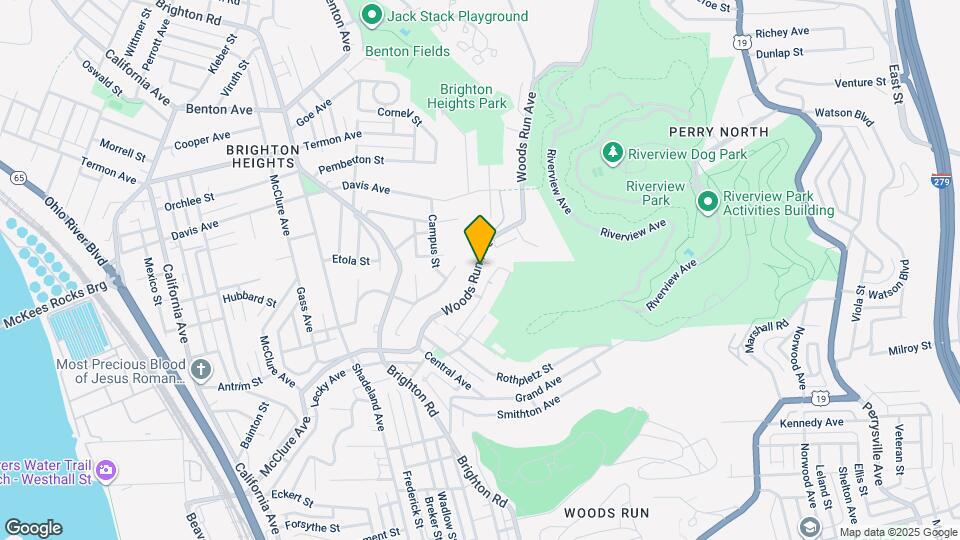 1009 Woods Run Ave Mapa y Detalles de la Ubicación