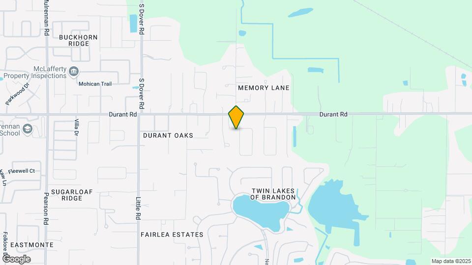 2703 Durant Trails Blvd Map and Location Details
