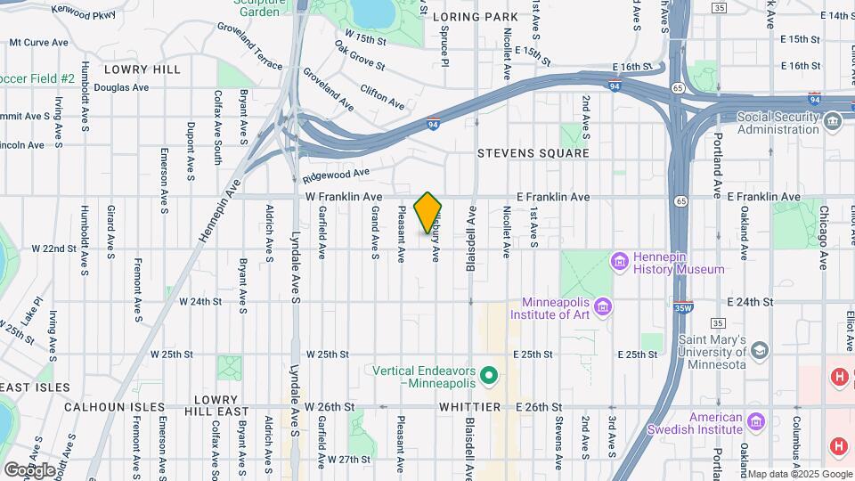 2118 Pillsbury Ave S Map and Location Details