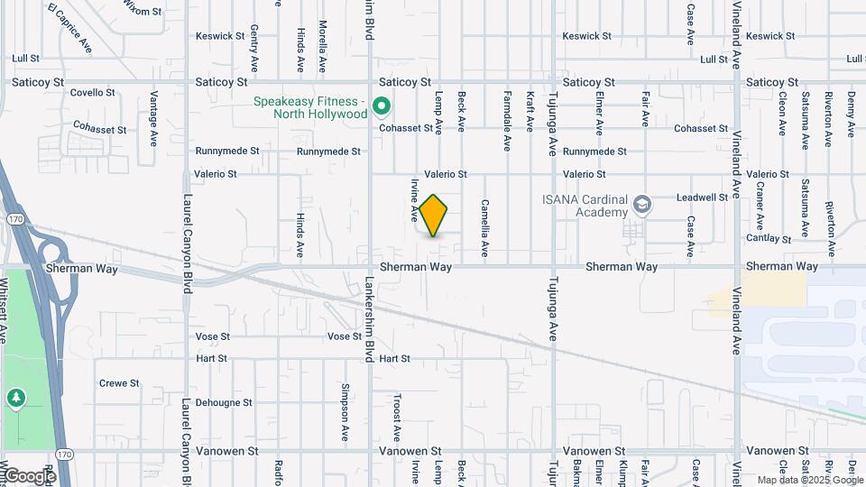 7227 Lemp Ave Mapa y Detalles de la Ubicación