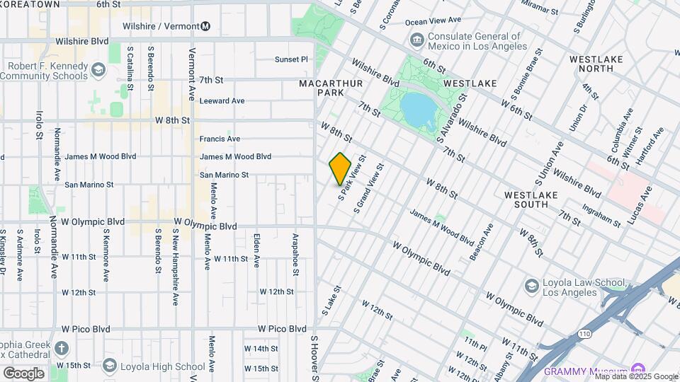 927 S Park View St Map and Location Details
