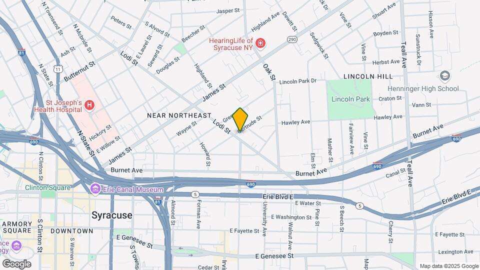 434-436 N Lodi St Map and Location Details