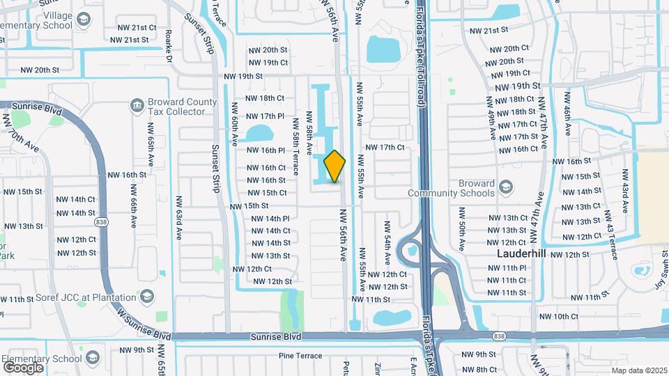 5621 NW 16th St Map and Location Details