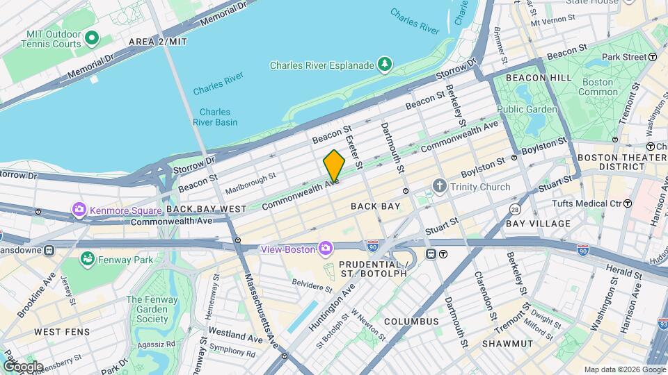 234 Commonwealth Ave Map and Location Details