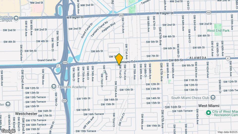 840 SW 71st Ct Map and Location Details