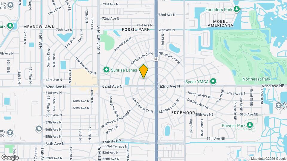 201 Northwest Jefferson Cir N Map and Location Details