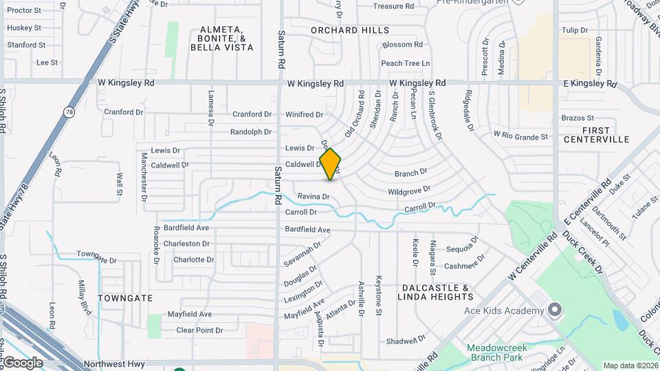 1210 McDonald Dr Map and Location Details