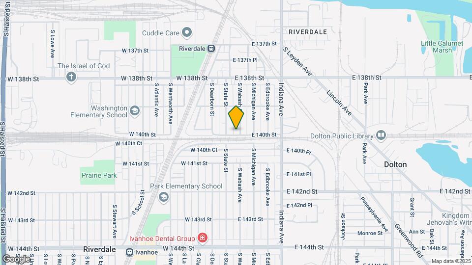13946 S Wabash Ave Map and Location Details