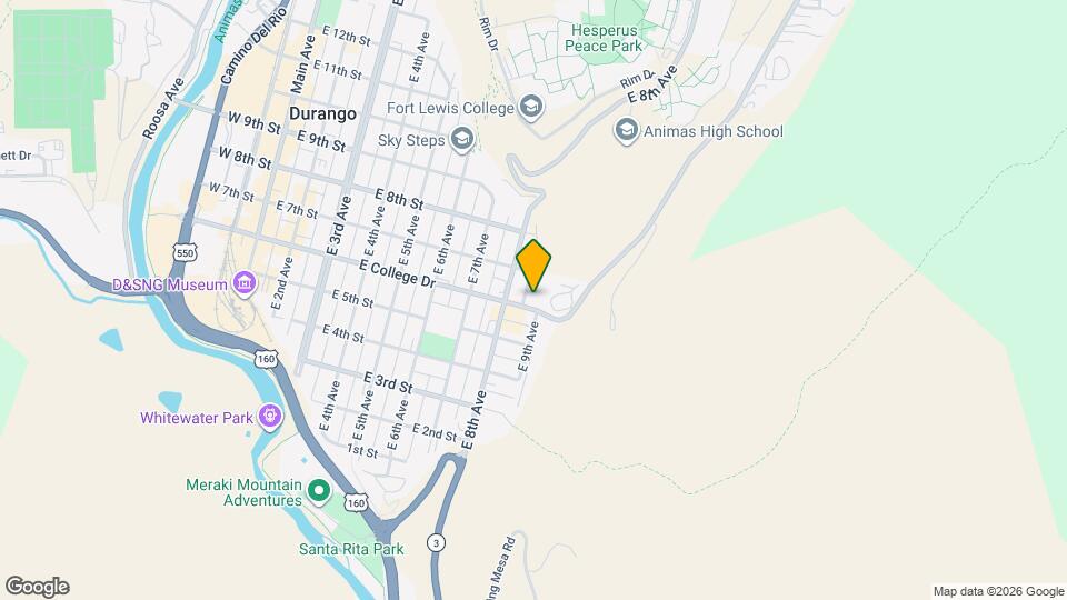 853 E College Dr, Unit 4 Map and Location Details