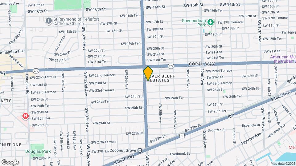 2301 SW 27th Ave, Unit 402 Map and Location Details