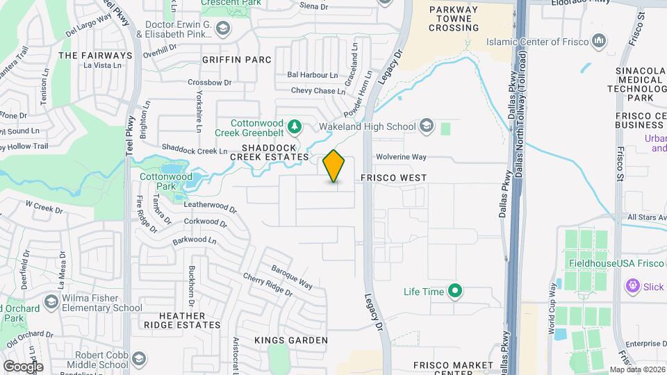4250 Glenhurst Ln Map and Location Details